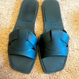 Zara black sandals
